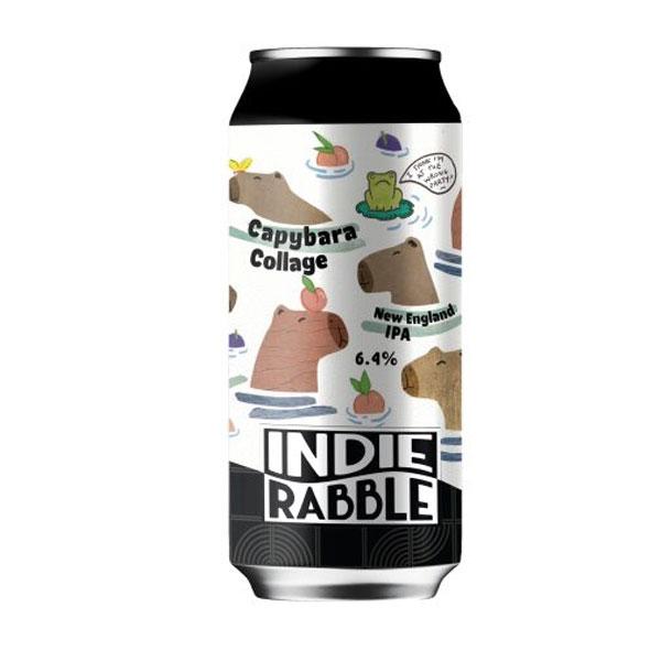 Capybara Collage beer artwork