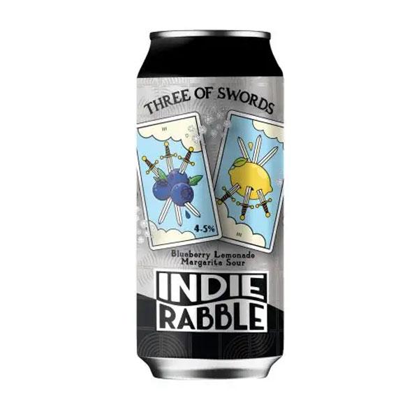 Three of Swords: Blueberry Lemonade beer artwork