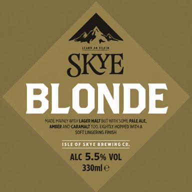 Skye Blonde beer artwork