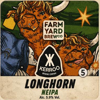 Longhorn beer artwork
