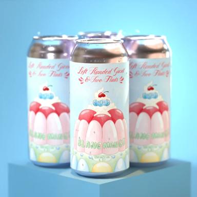 Blancmange beer artwork