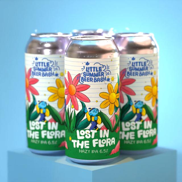 Lost in the Flora beer artwork