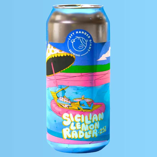 Sicillian Lemon Radler beer artwork