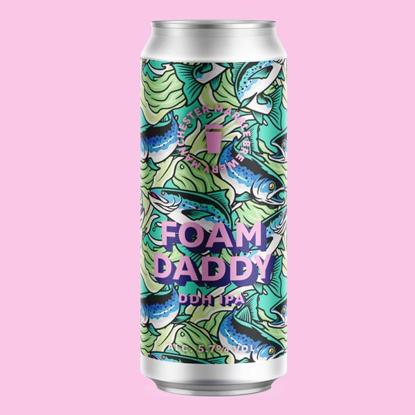 Foam Daddy beer artwork