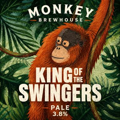 King of the Swingers beer artwork