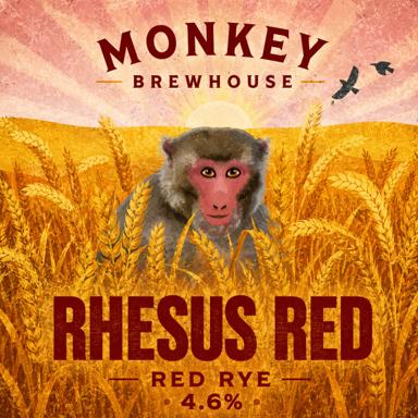 Rhesus Red beer artwork