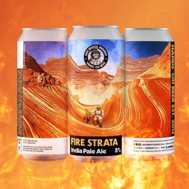 Fire Strata beer artwork