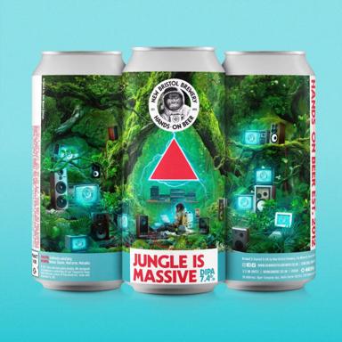 Jungle Is Massive beer artwork