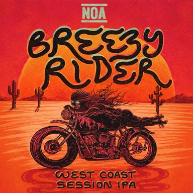 Breezy Rider beer artwork