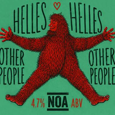 Helles Other People beer artwork