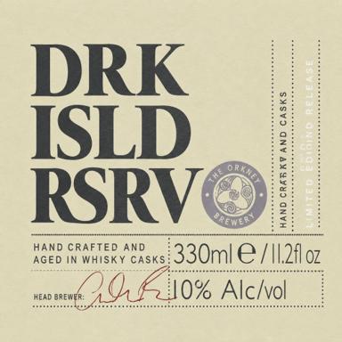 Dark Island Reserve beer artwork