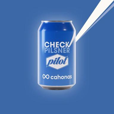 Check Pilsner beer artwork