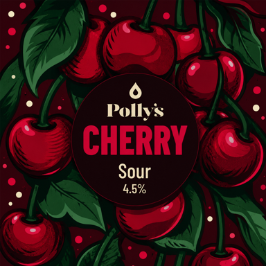Cherry beer artwork