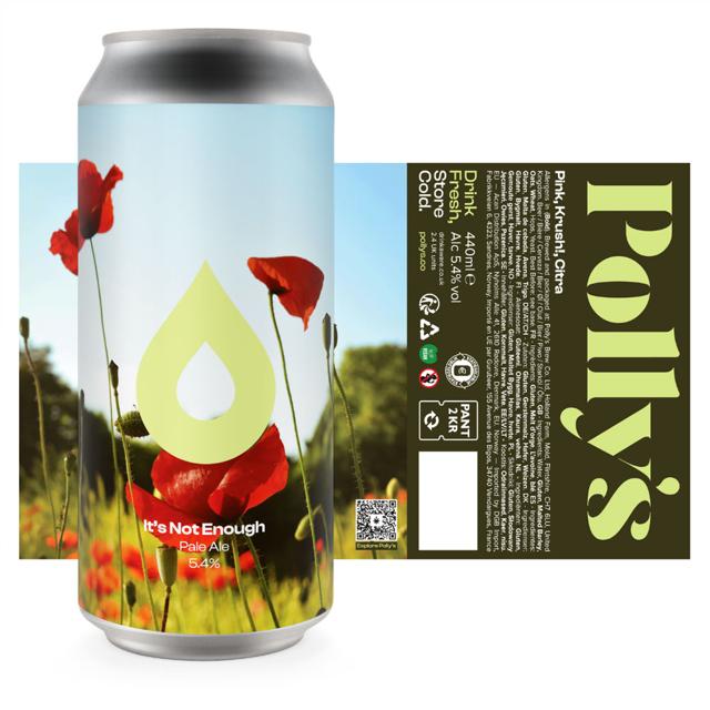 It's Not Enough beer artwork