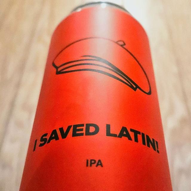 I Saved Latin beer artwork