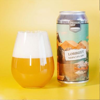 Lorikeet beer artwork