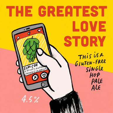 The Greatest Love Story beer artwork