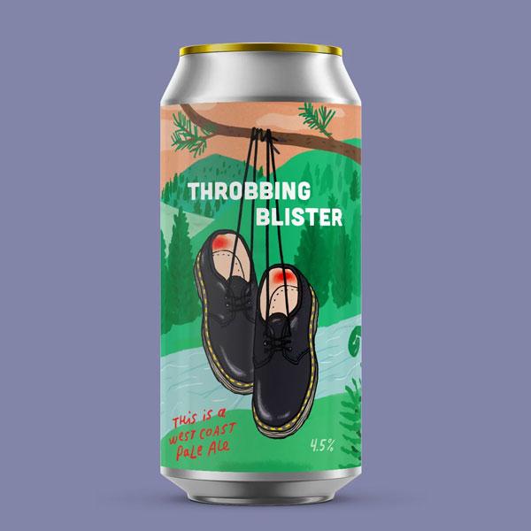 Artwork for Throbbing Blister by Pretty Decent Beer Co