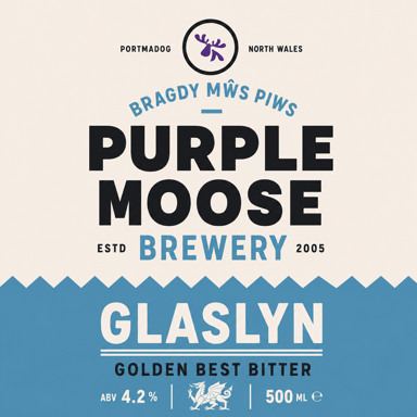 Glaslyn Ale beer artwork