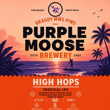 High Hops beer artwork