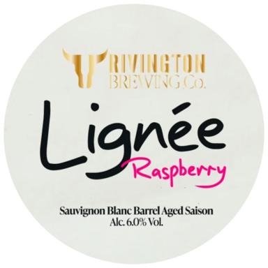 Lignée Raspberry beer artwork