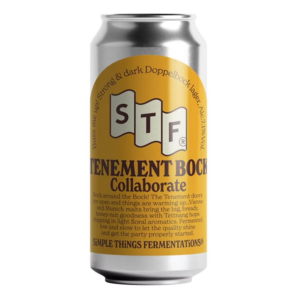 Artwork for STF x Grunting Growler Tenement Bock by Simple Things Fermentations