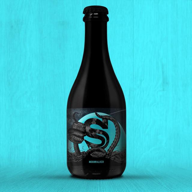 Moonwalker beer artwork