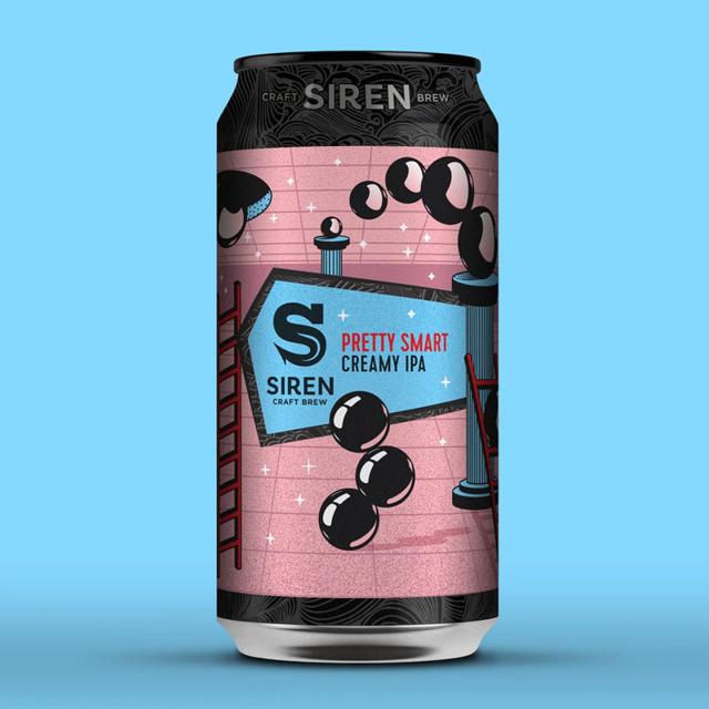 Pretty Smart beer artwork