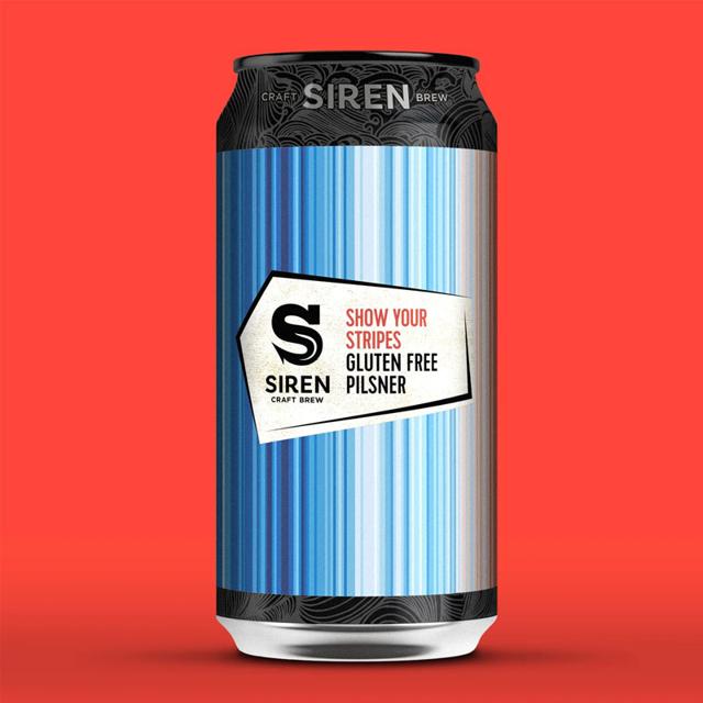 Show Your Stripes beer artwork