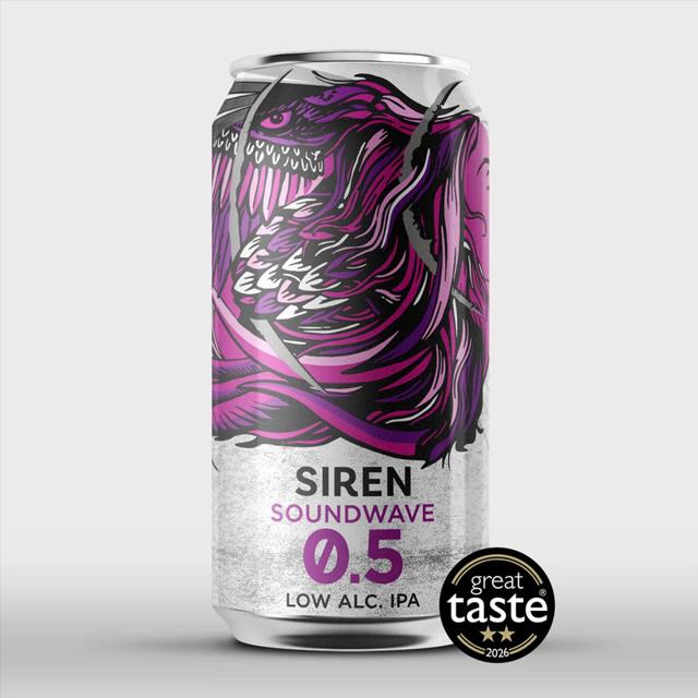 Soundwave 0.5 beer artwork