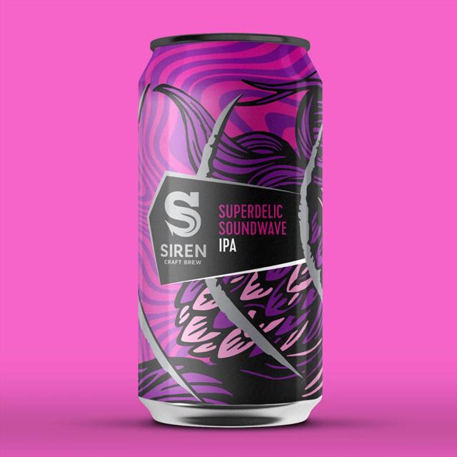 Superdelic Soundwave beer artwork