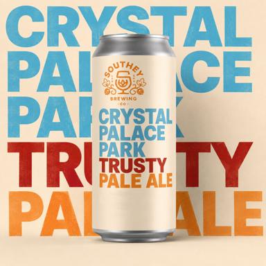 Crystal Palace Park Trusty beer artwork