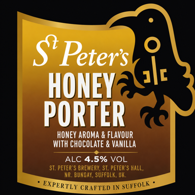 Honey Porter beer artwork