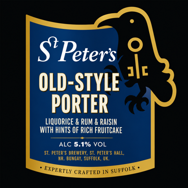 Old Style Porter beer artwork