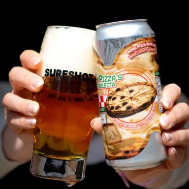 None Pizza With Left Beef beer artwork