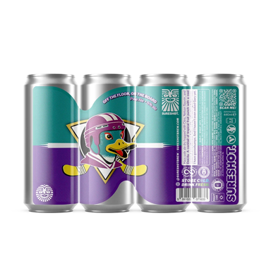 Off The Floor, On The Board beer artwork