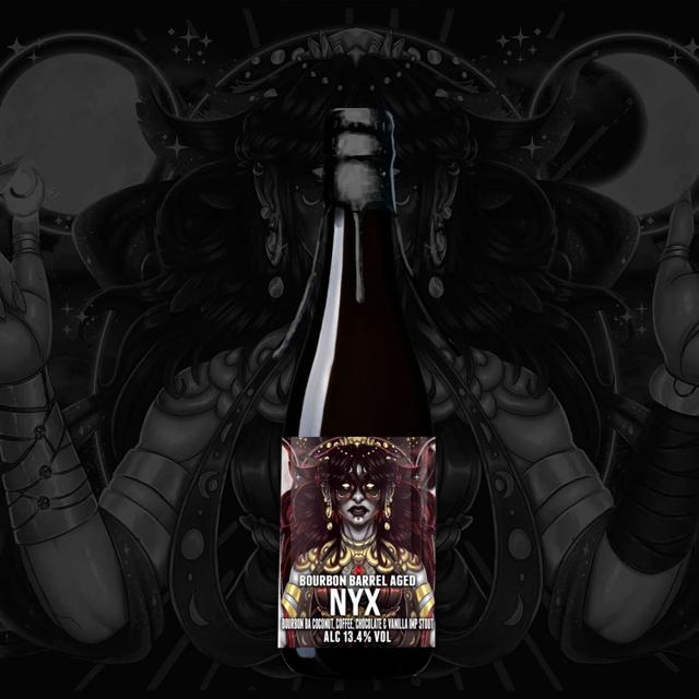Bourbon BA Nyx beer artwork