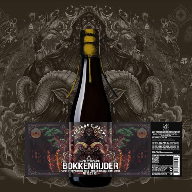 Maple Syrup BA Bokkenrijder beer artwork