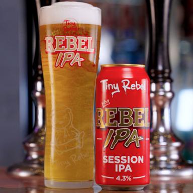 Rebel IPA beer artwork