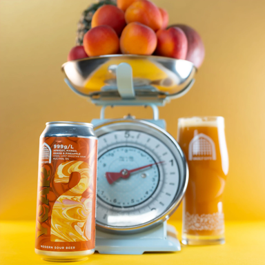 Year 2 - 999g/L: Apricot, Mango, Guava & Pineapple beer artwork