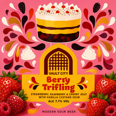 Berry Trifling beer artwork