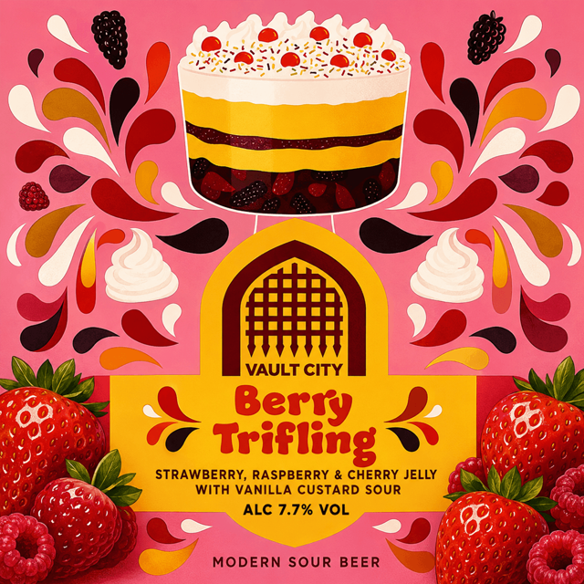 Berry Trifling beer artwork