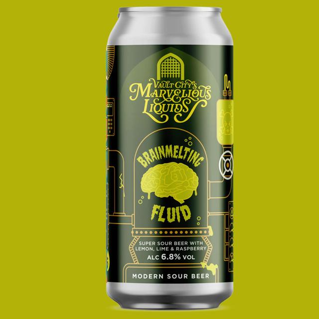 Brainmelting Fluid beer artwork