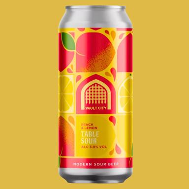 Peach & Lemon Table Sour beer artwork