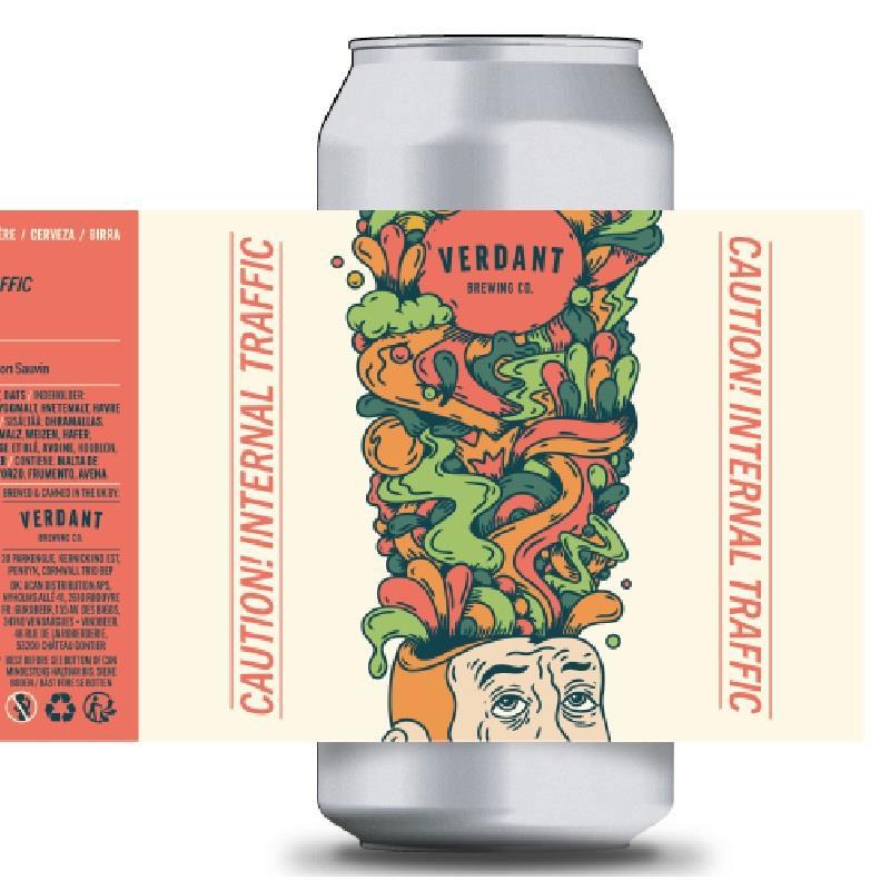 Artwork for Caution, Internal Traffic by Verdant Brewing Co