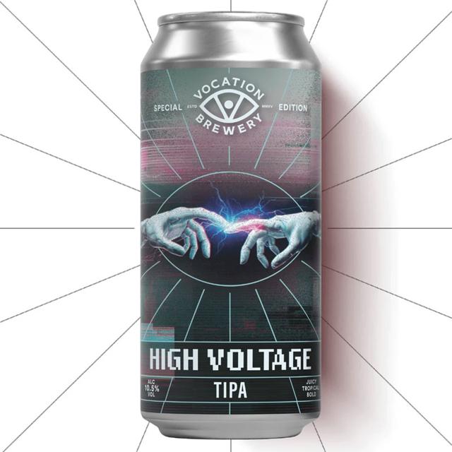 High Voltage beer artwork