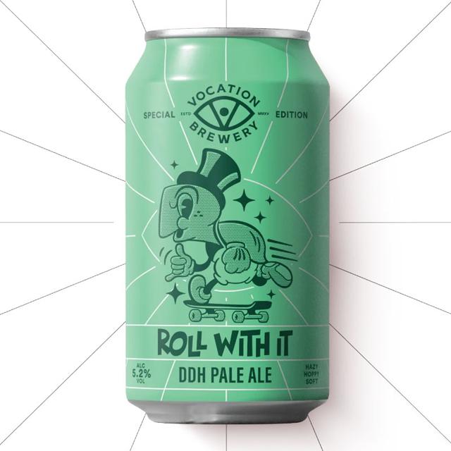 Roll With It beer artwork