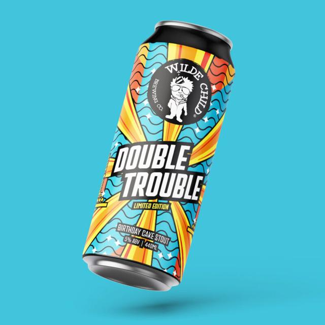 Double Trouble beer artwork