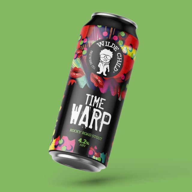 Time Warp beer artwork