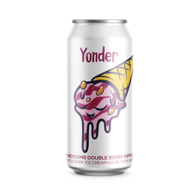 Honeycomb Double Berry Ripple beer artwork